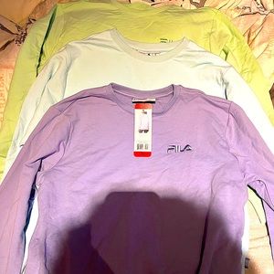 Fila (all 3 come together in this lot)brand athletic wear.W tags.  SOLD!!!